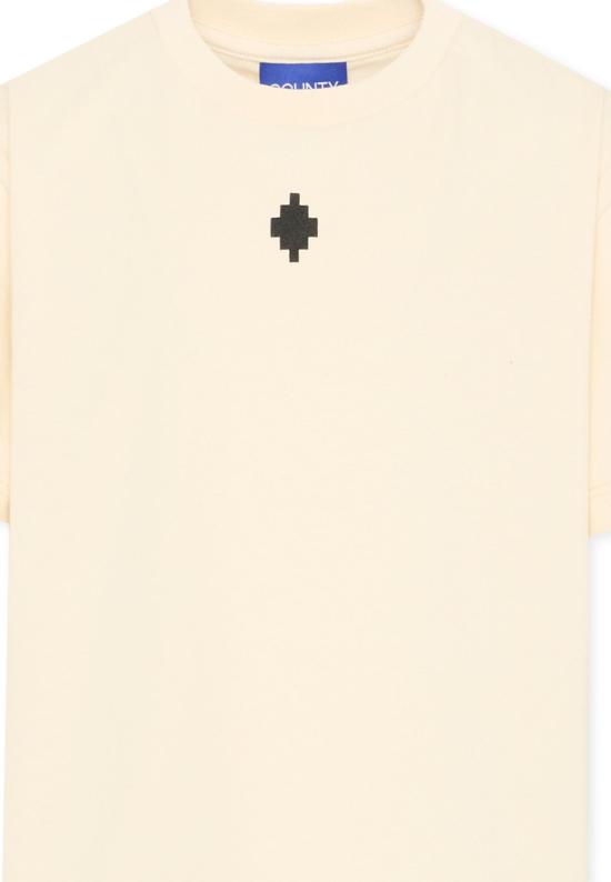 26FW [키즈] 컨트리 오브 밀란 티셔츠 S6CMJBTH008 412 BEIGE - COUNTY OF MILAN