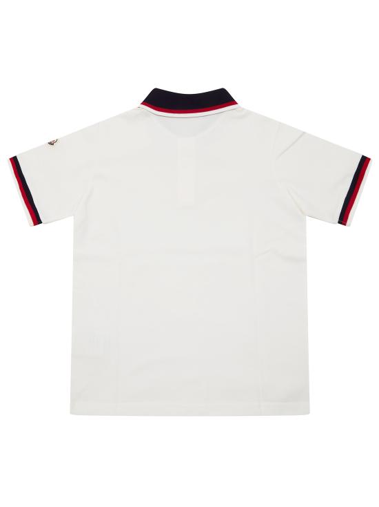 26SS [키즈] 몽클레어 폴로 셔츠 L19548A00003849 034 BIANCO - MONCLER
