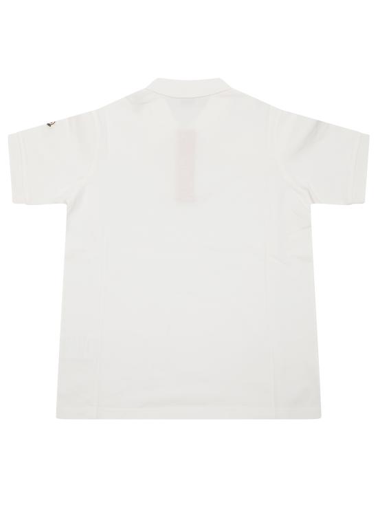 26SS [키즈] 몽클레어 폴로 셔츠 L19548A00002849 034 BIANCO - MONCLER