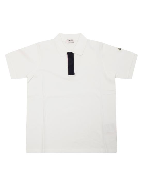 26SS [키즈] 몽클레어 폴로 셔츠 L19548A00002849 034 BIANCO