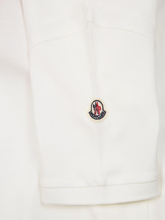 26SS [키즈] 몽클레어 폴로 셔츠 L19548A00002849 034 BIANCO - MONCLER