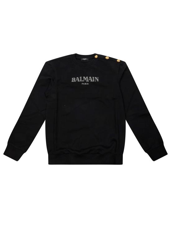 26SS [키즈] 발망 티셔츠 BY4P20Z3183 930BC NERO