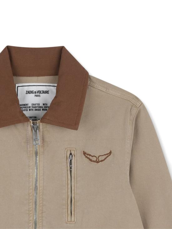 26SS [키즈] 자딕앤볼테르 자켓 X60598 291 Beige - ZADIG & VOLTAIRE