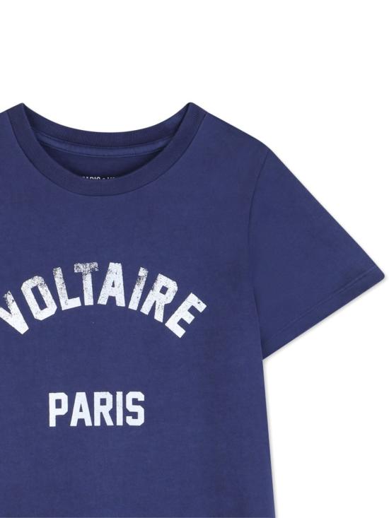 26SS [키즈] 자딕앤볼테르 원피스 X60543 84N Blue - ZADIG & VOLTAIRE