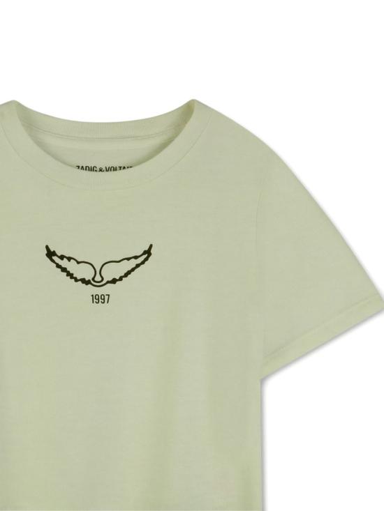 26SS [키즈] 자딕앤볼테르 티셔츠 X60531 72G Green - ZADIG & VOLTAIRE