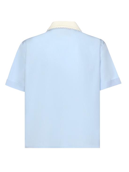 25FW 미우미우 셔츠 MK2020 10IVF0013 Blue - MIU MIU