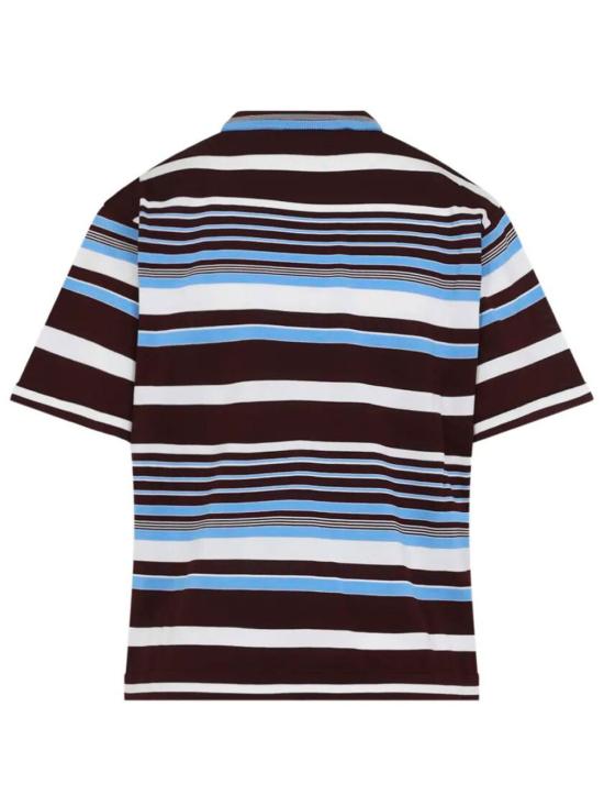 26SS 프라다 반팔 티셔츠 P24B3HSOOO 19BR F0RUE AMARANTO AZZURRO - PRADA