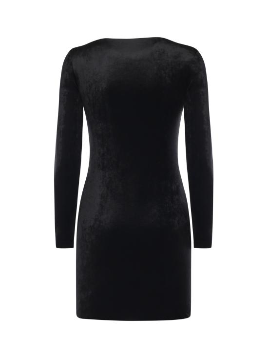 26SS 발렌시아가 숏 원피스 857335 TTV071000 Black - BALENCIAGA