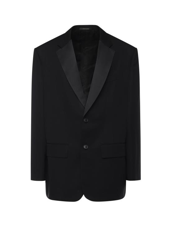 26SS 발렌시아가 수트 자켓 857393 TNT391000 Black