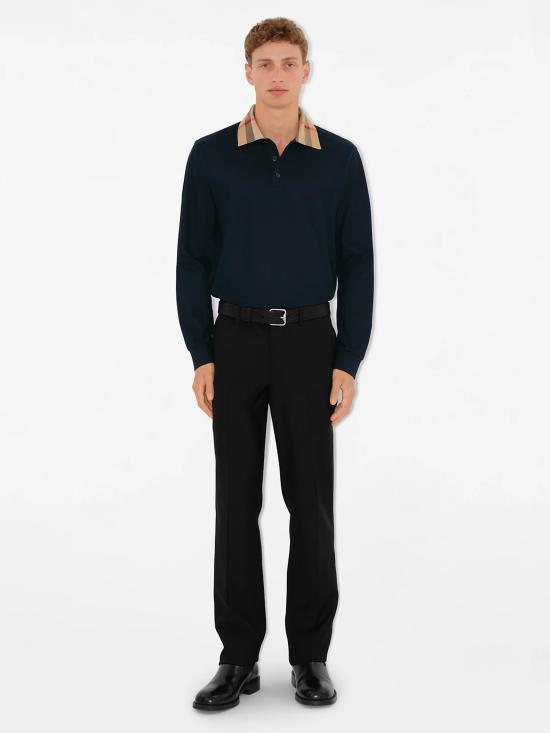 26SS 버버리 폴로 티셔츠 8098813 B3590 Blue - BURBERRY