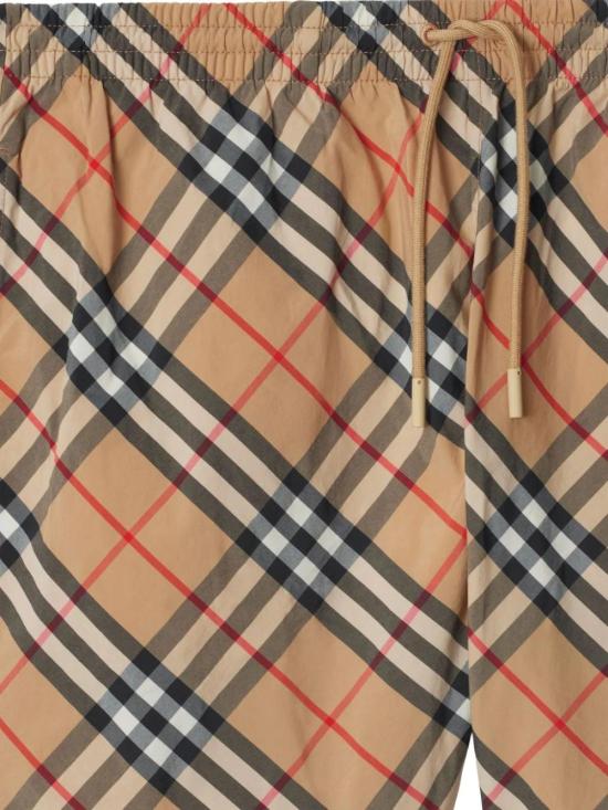 26SS 버버리 체크 스윔팬츠 8087335 B9368 Beige - BURBERRY