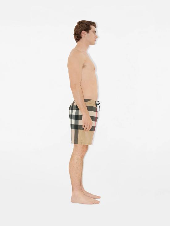 26SS 버버리 체크 스윔팬츠 8112682 A7028 Beige - BURBERRY