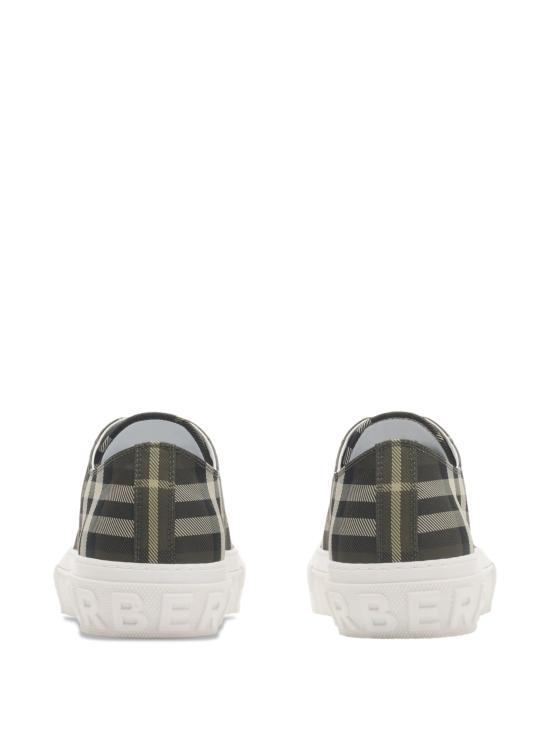 26SS 버버리 체크 나일론 블렌드 스니커즈 8118854 C3348 Brown - BURBERRY