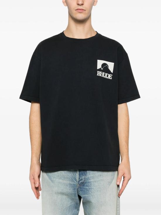 26SS 루드 반팔 티셔츠 RHPS26TT07012 3167BLACK Black - RHUDE
