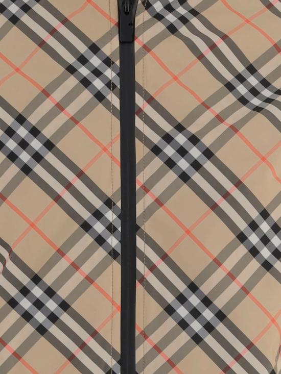 26SS 버버리 체크 나일론 바람막이 자켓 8121319 B9368 Beige - BURBERRY