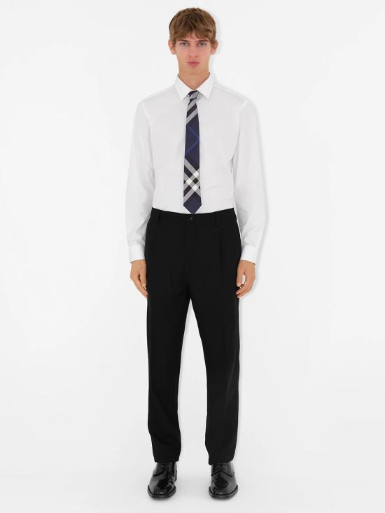 26SS 버버리 넥타이 8013820 A1222 Blue - BURBERRY