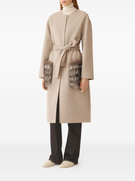 25FW 파비아나 필리피 코트 CTD225F687 L6360141 Coriandolo - FABIANA FILIPPI