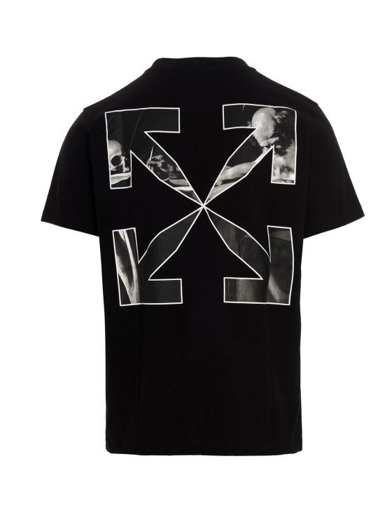  오프화이트 반팔 티셔츠 OMAA027C99JER00310011001 Black - OFF WHITE