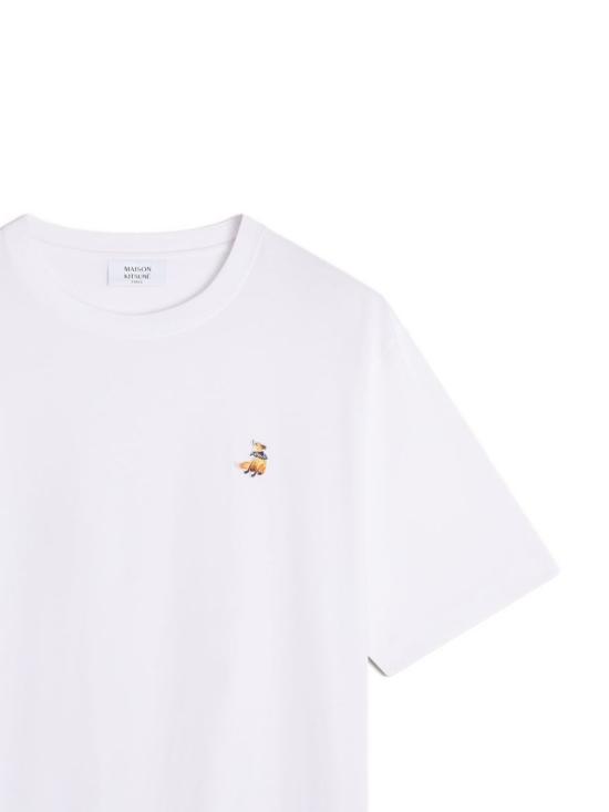 26SS 메종키츠네 드리밍 폭스 컴포트 티셔츠 QM00102K J7026P100 White - MAISON KITSUNE
