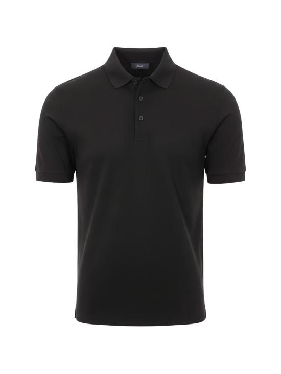 26SS 에르노 폴로 티셔츠 JPL00125U 520599300 Black - HERNO