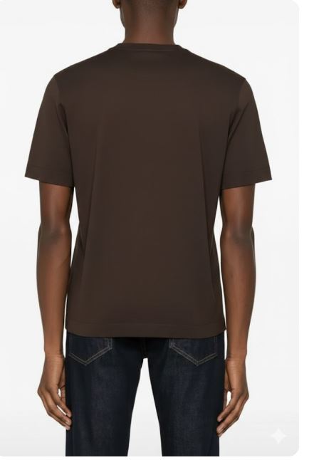 26SS 에르노 반팔 티셔츠 JG000206U 520598800 Marrone scuro - HERNO