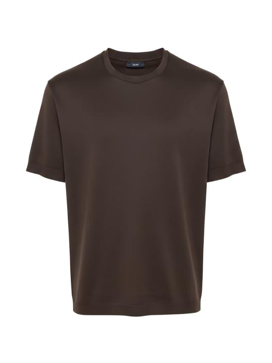 26SS 에르노 반팔 티셔츠 JG000206U 520598800 Marrone scuro - HERNO