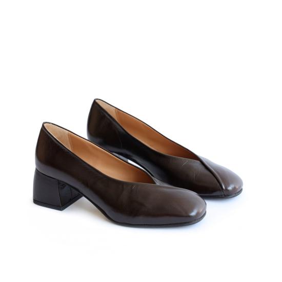 25FW 톤구 힐/펌프스 Miri Brown