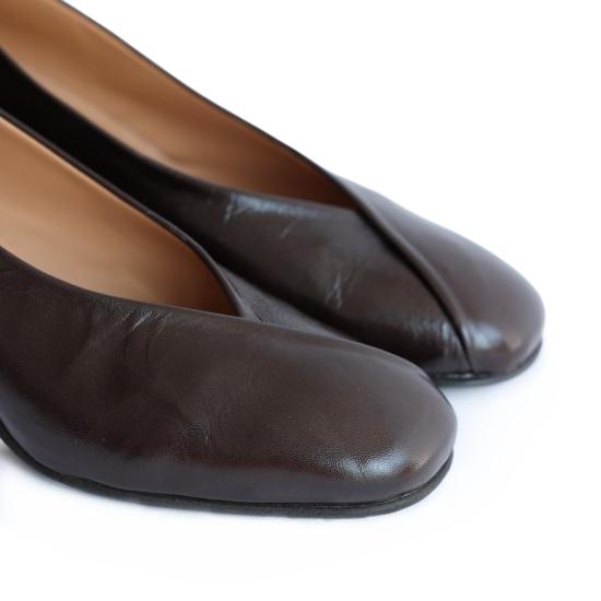 25FW 톤구 힐/펌프스 Miri Brown - TON GOUT