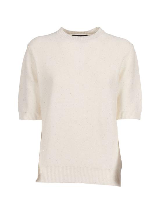 26SS 파비아나 필리피 민소매 티셔츠 MAD266F490D273 0142 White