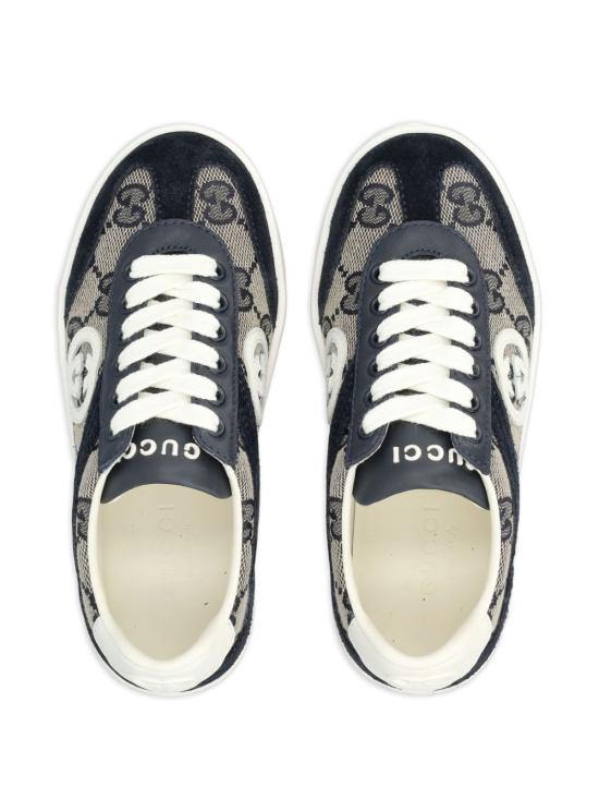 26SS [키즈] 구찌 스니커즈 812674 AAE2T4056 Blue - GUCCI