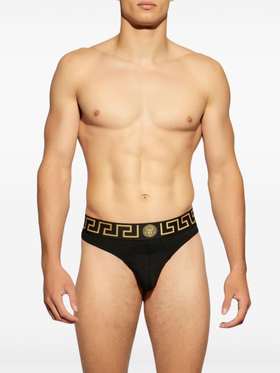 26SS 베르사체 라운지 웨어 AU100022 1A10011A80G Black - VERSACE