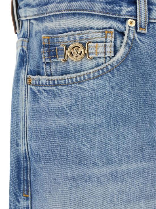 26SS 베르사체 데님 팬츠 1020576 1A163861D190 Clear Blue - VERSACE