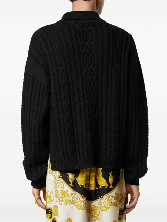 26SS 베르사체 스웨터 1022179 1A163541B000 Black - VERSACE