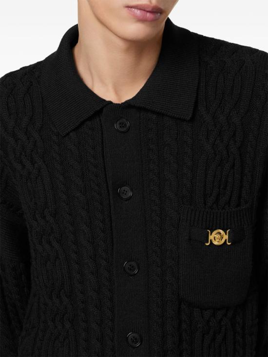 26SS 베르사체 스웨터 1022179 1A163541B000 Black - VERSACE