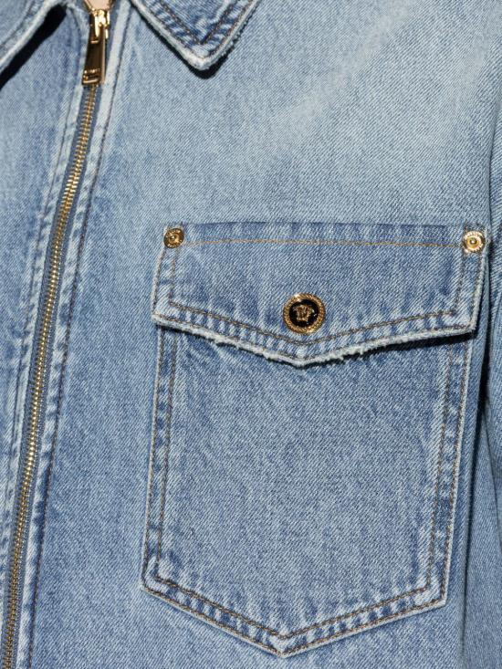 26SS 베르사체 데님 셔츠 1020723 1A163861D190 Blue - VERSACE