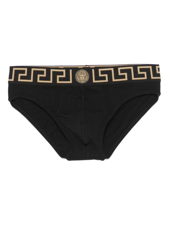 26SS 베르사체 라운지 웨어 AU10180 1A10011A80G Black - VERSACE