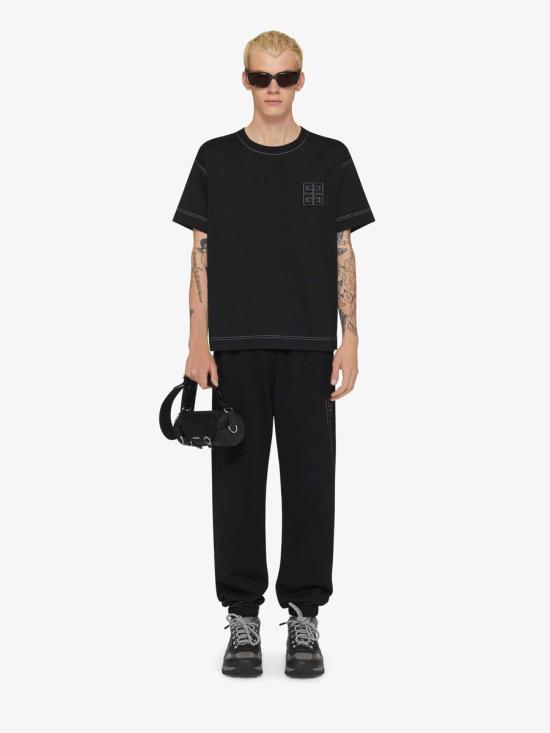 26SS 지방시 반팔 티셔츠 BM71MG3YPQ 004 BLACK WHITE - GIVENCHY