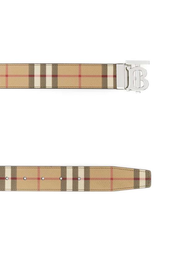 26SS 버버리 가죽 벨트 8069853 A7026 ARCHIVE BEIGE SILVER - BURBERRY
