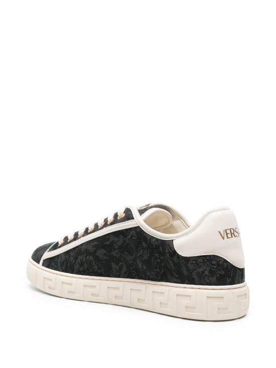 26FW 베르사체 스니커즈 10144601A09449 2BE4C Black Off White Light Gold - VERSACE