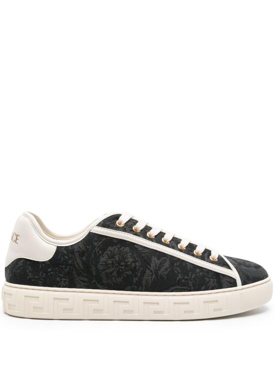 26FW 베르사체 스니커즈 10144601A09449 2BE4C Black Off White Light Gold