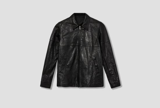 26SS 릭 오웬스 가죽 자켓 RU01F2764 LBE