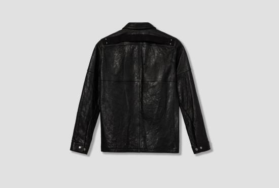 26SS 릭 오웬스 가죽 자켓 RU01F2764 LBE - RICK OWENS