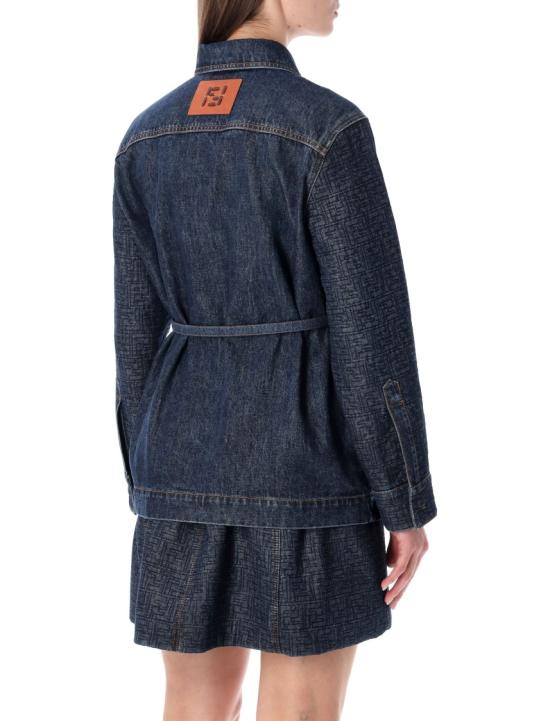 26SS 펜디 데님 셔츠 FLF677AW82 Blue - FENDI