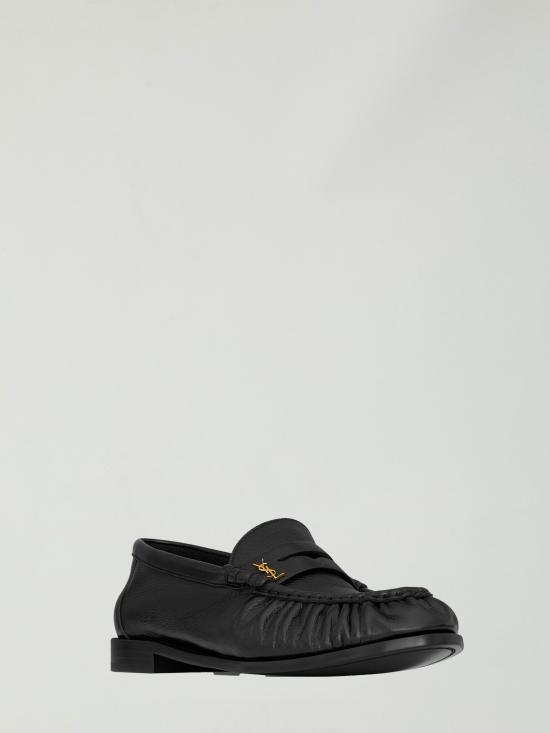26SS 생로랑 르 로퍼 레더 페니 로퍼 818908 BLACK - SAINT LAURENT