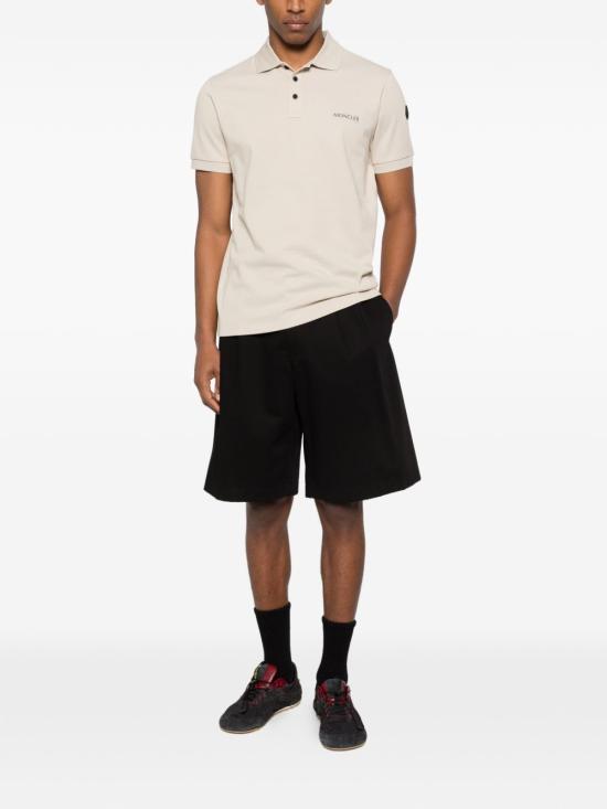 26SS 몽클레어 폴로 티셔츠 L10918A00009 89A16216 Beige - MONCLER