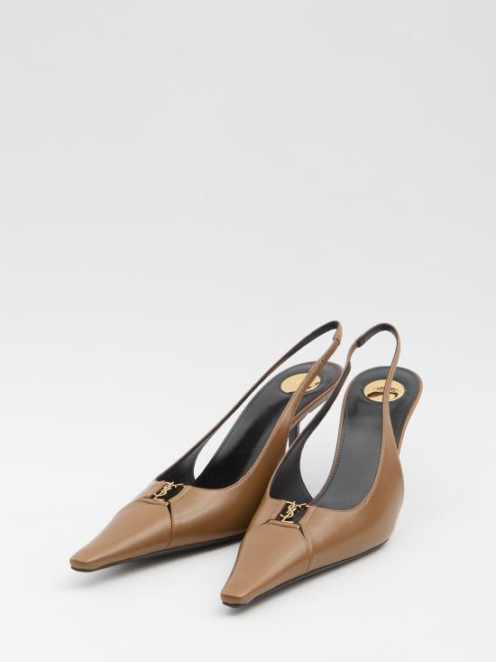 26SS 생로랑 힐/펌프스 858966 BROWN - SAINT LAURENT