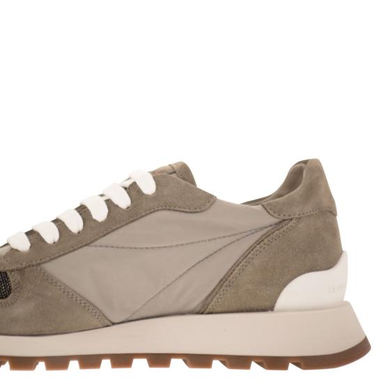 26SS 브루넬로 쿠치넬리 프레셔스 토 테크노 패브릭 러너 MZ47G1960 KHAKI - BRUNELLO CUCINELLI