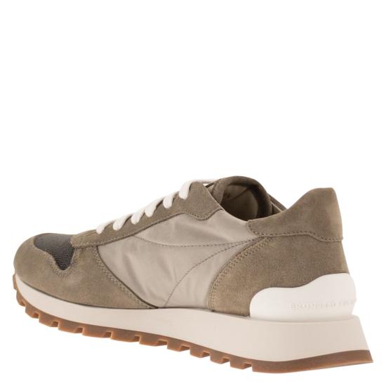 26SS 브루넬로 쿠치넬리 프레셔스 토 테크노 패브릭 러너 MZ47G1960 KHAKI - BRUNELLO CUCINELLI