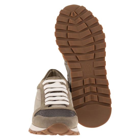 26SS 브루넬로 쿠치넬리 프레셔스 토 테크노 패브릭 러너 MZ47G1960 KHAKI - BRUNELLO CUCINELLI