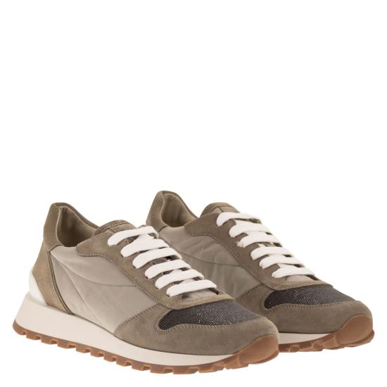 26SS 브루넬로 쿠치넬리 프레셔스 토 테크노 패브릭 러너 MZ47G1960 KHAKI - BRUNELLO CUCINELLI